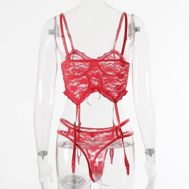 Floral Lace Bustier Bodysuit