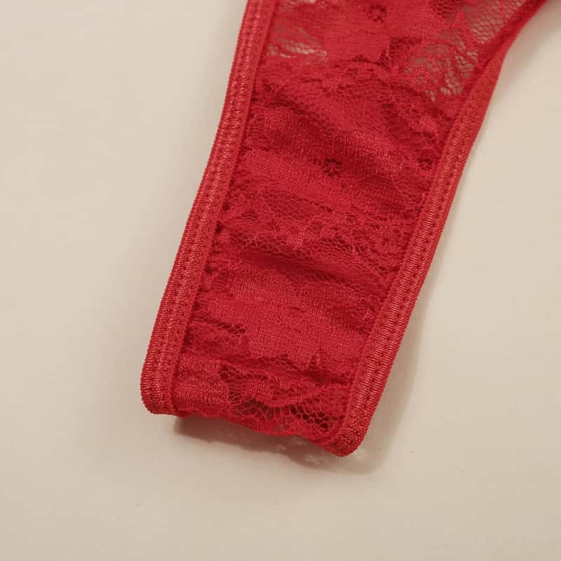 Floral Lace Bustier Bodysuit
