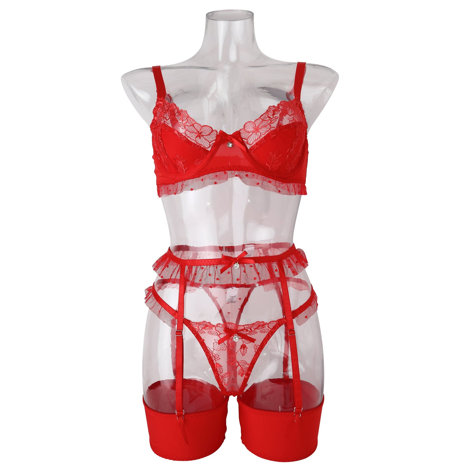 Heavy Craftsmanship Embroidered Lingerie Set - Lingerie