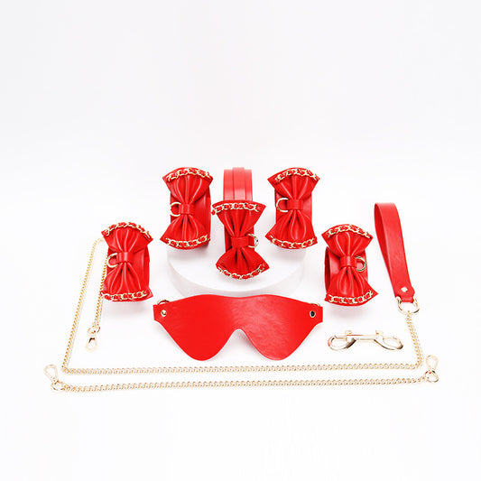 Red Bondage Kit with Bow - GLingerie
