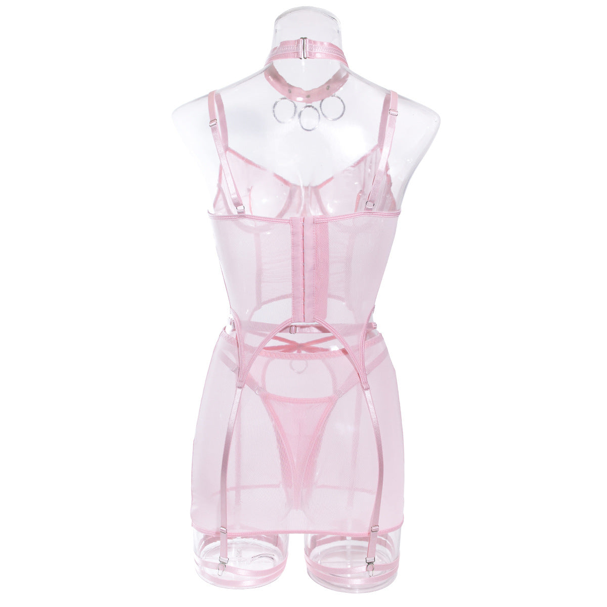 Romantic Tulle Bustier Top with Skirt Set