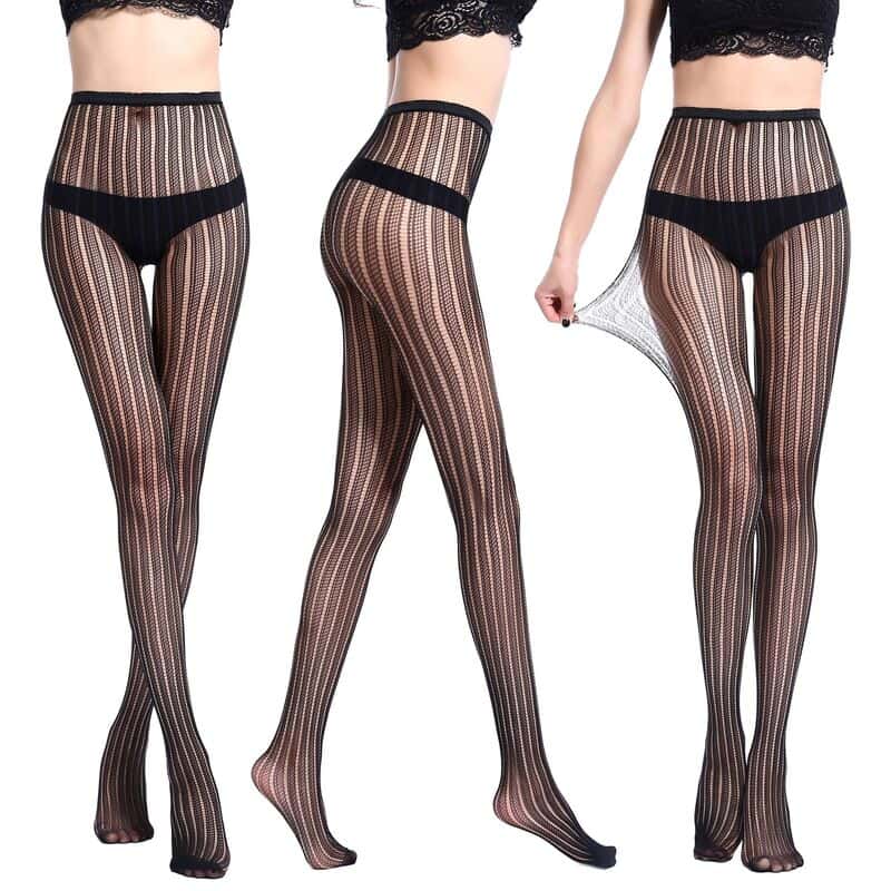 Sexy Fishnet Jacquard Sheer To Waist Pantyhose