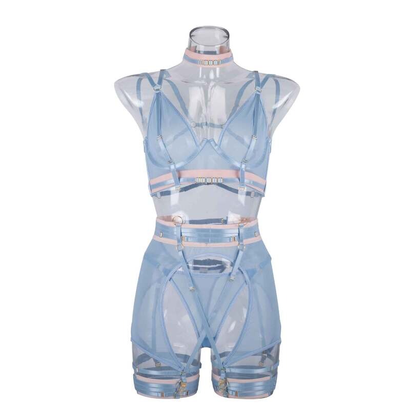 Sexy Strappy Garter Set
