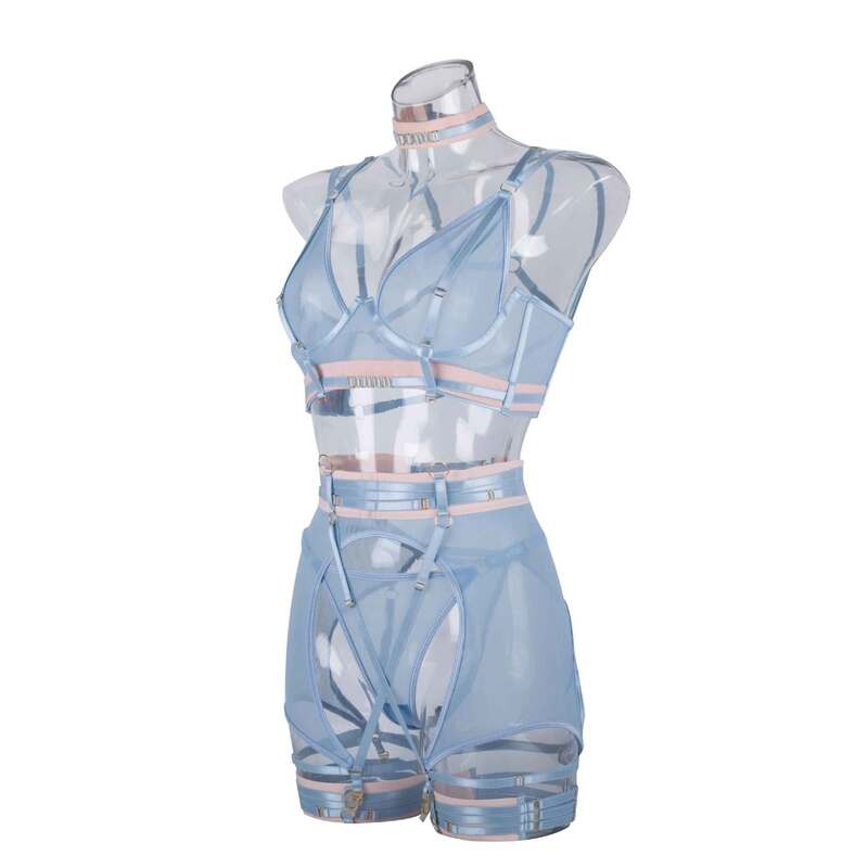 Sexy Strappy Garter Set