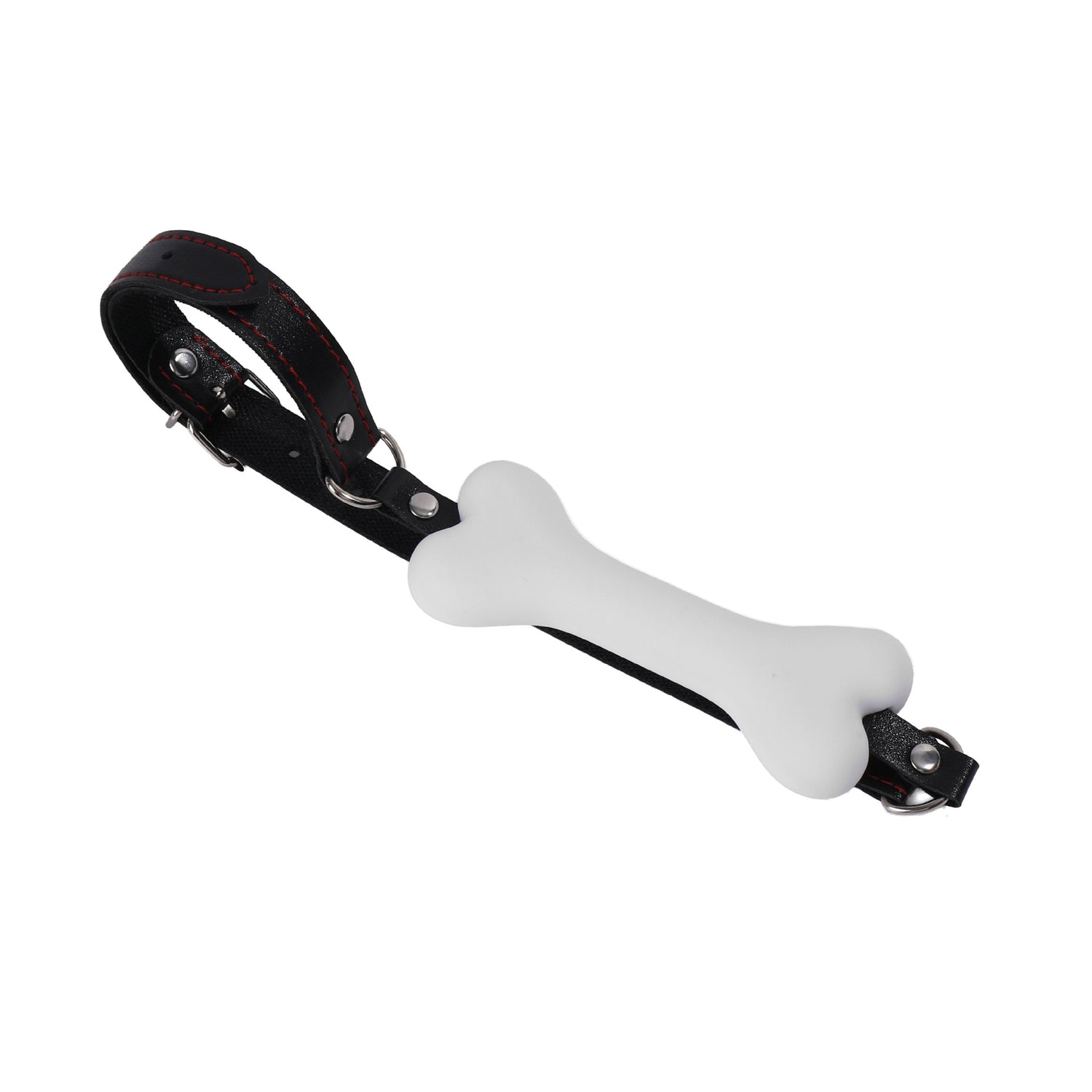 Silicone Open Mouth Gag Bone in Multiple Colors