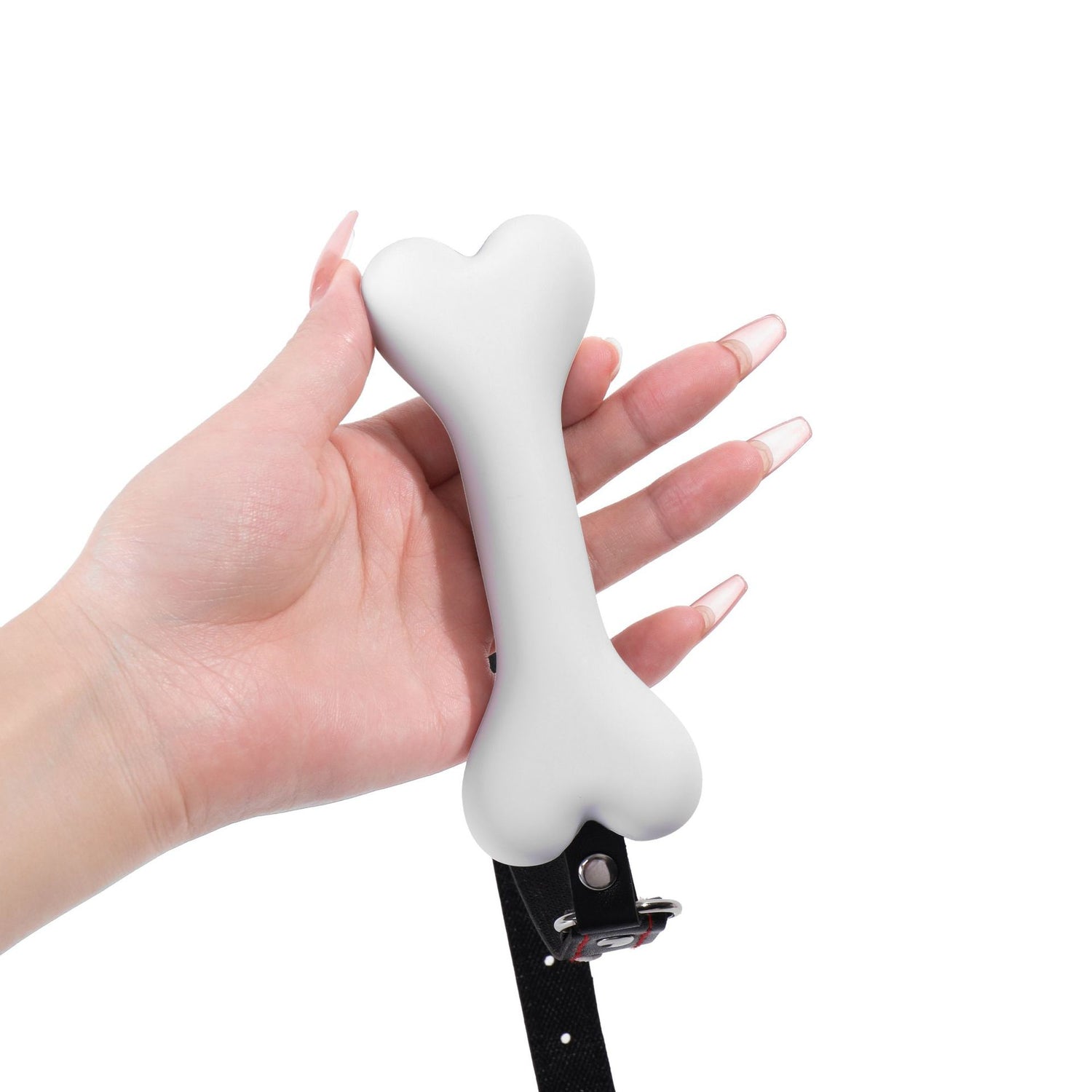 Silicone Open Mouth Gag Bone in Multiple Colors