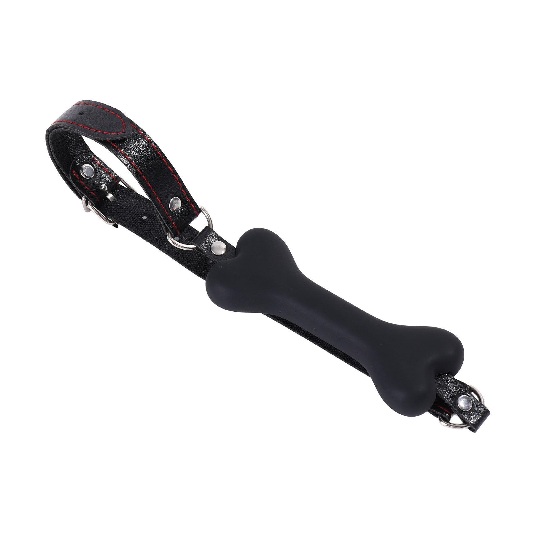 Silicone Open Mouth Gag Bone in Multiple Colors