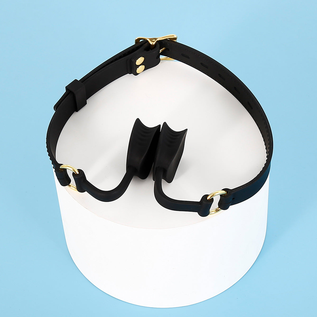 Soft Ball Gag with Mouth Plug