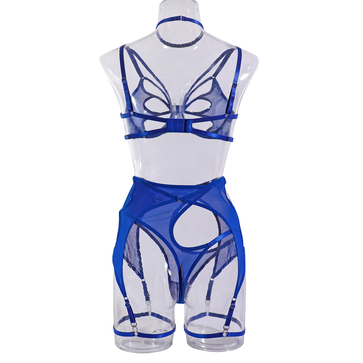 Sexy Net Bra and Panty Set with Butterfly Design