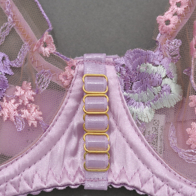 New Style Sexy Lingerie Women's Set with Floral Embroidery
