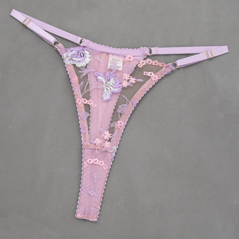 New Style Sexy Lingerie Women's Set with Floral Embroidery