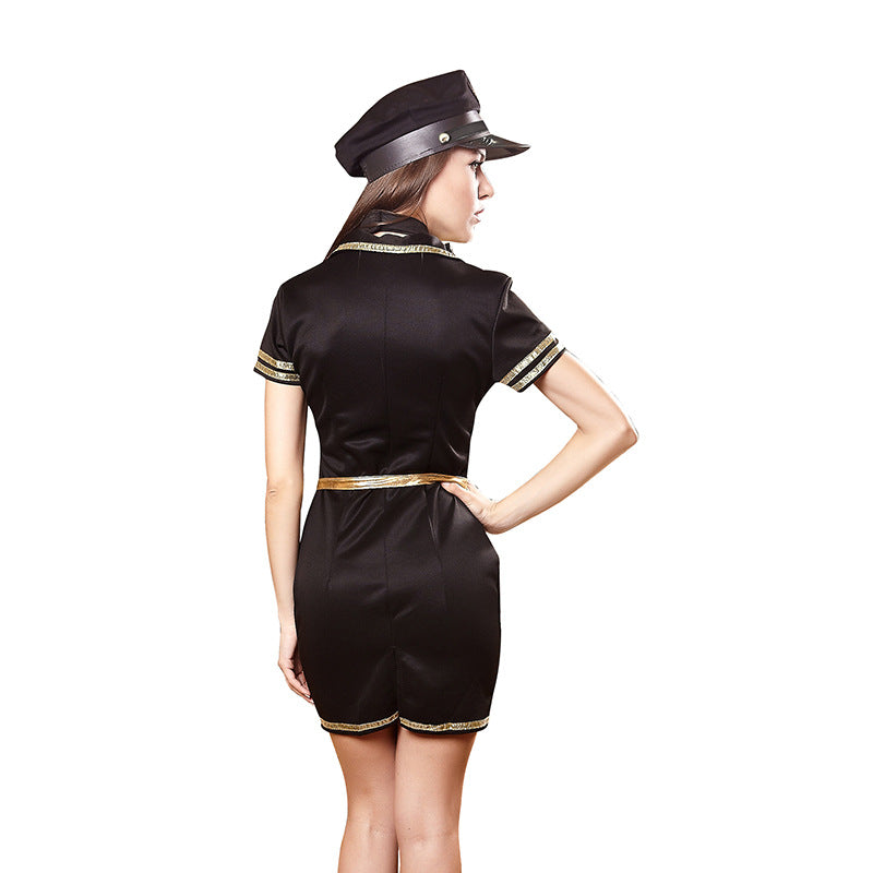 Sexy Policewoman Costume Cosplay Women's Suit