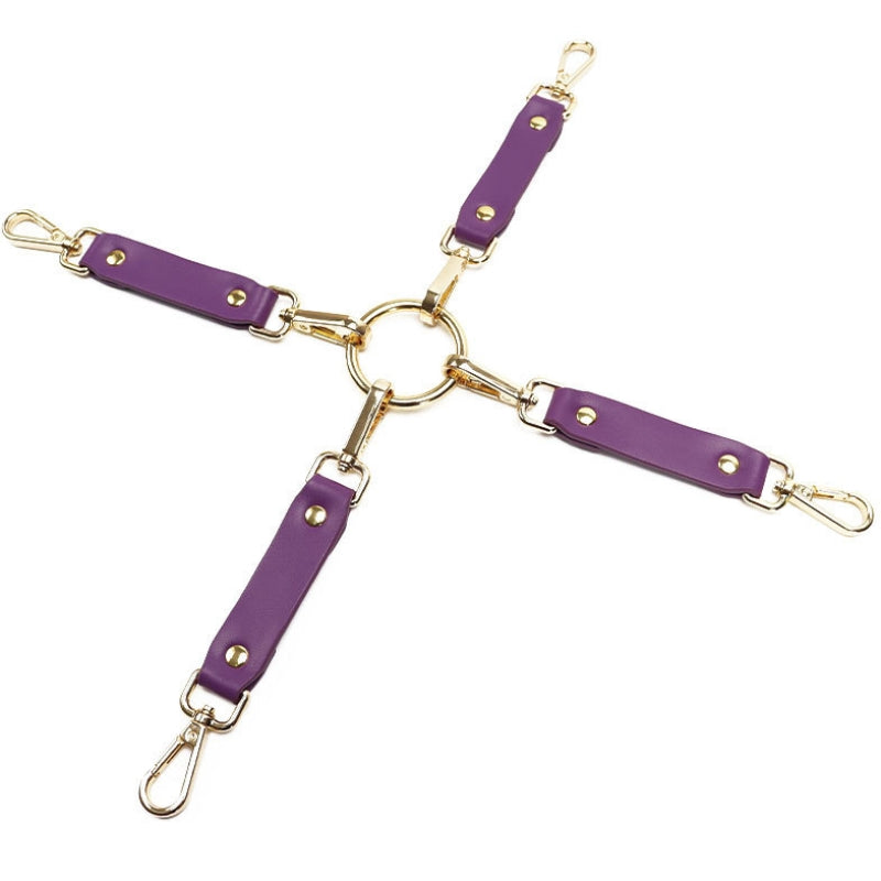 Solid Color Bondage Gear with Bow Decoration