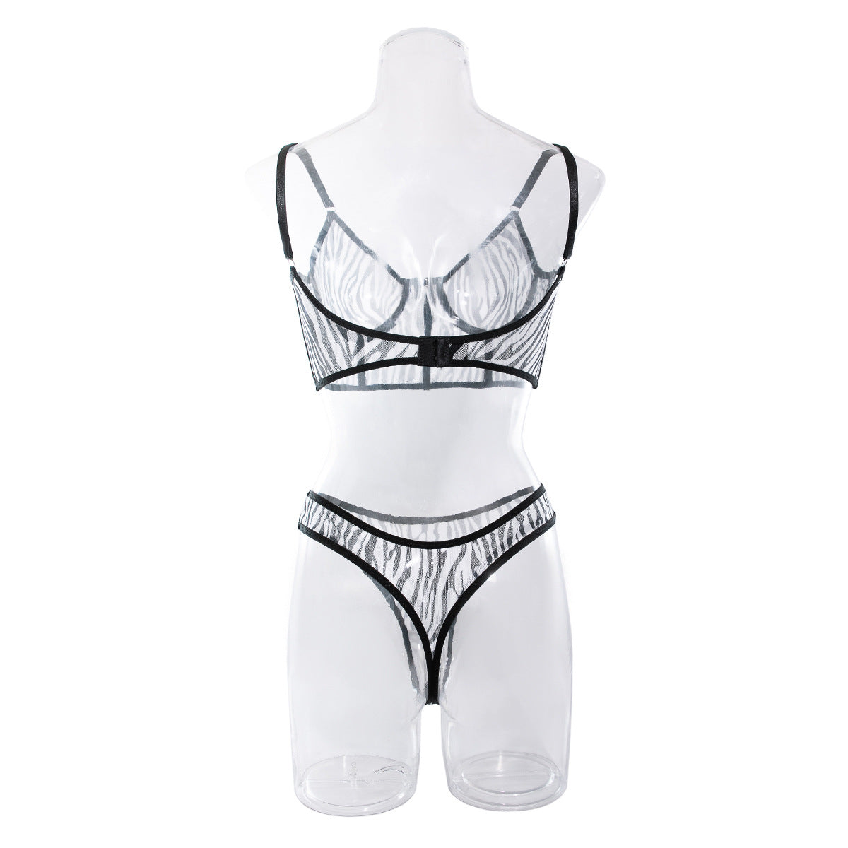Zebra Print Corset Top with Black Lace Straps