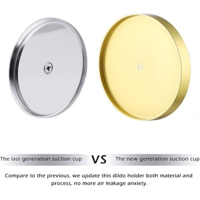 4.5in Gold Suction Cup Adapter for KlicLok System
