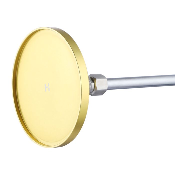 4.5in Gold Suction Cup Adapter for KlicLok System